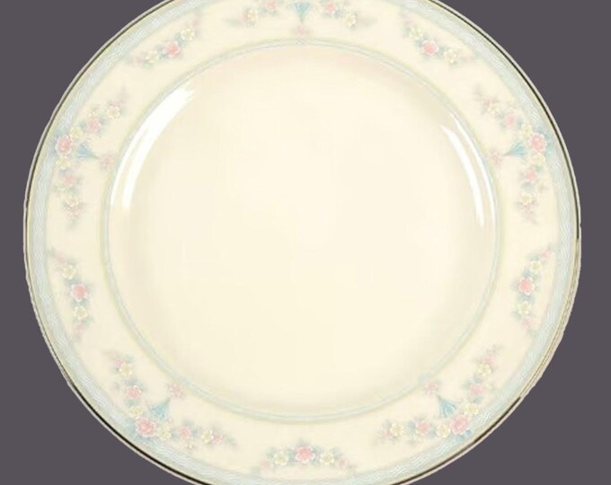 Vintage Mikasa Ceremony LAC81 salad plates. Fine Ivory Porcelain made in Japan. Two plates.