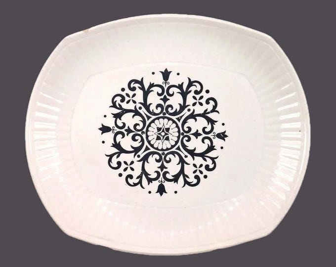 Retro vintage Washington Pottery Seville platter. England. Flaws.