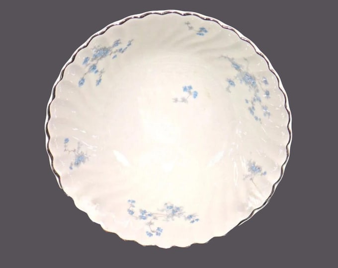 Johnson Brothers Cherise round serving bowl made in England. Blue roses.