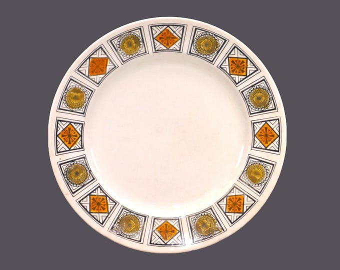 Broadhurst Michelle luncheon or small dinner plate made in England. Kathie Winkle design. Flaws (see below).