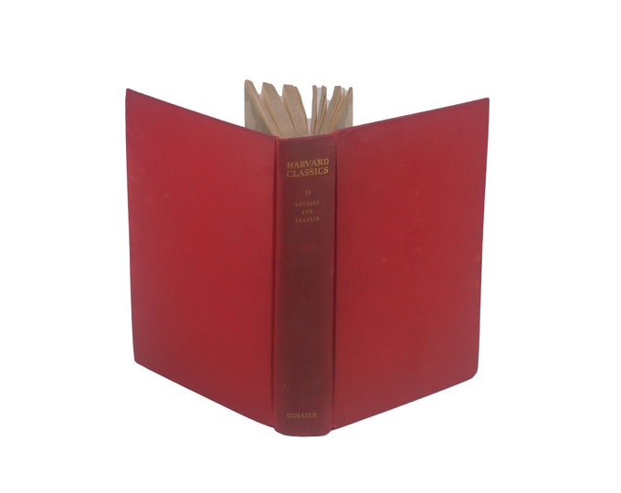 Antiquarian book Harvard Classics Volume 33 Voyages & Travels: Ancient and Modern. Includes Herodotus An Account of Egypt.