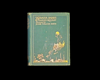 The Water Babies Charles Kingsley illustrated book. Hodder Stoughton Boots Pure Drugs. Jessie Wilcox illustrations.