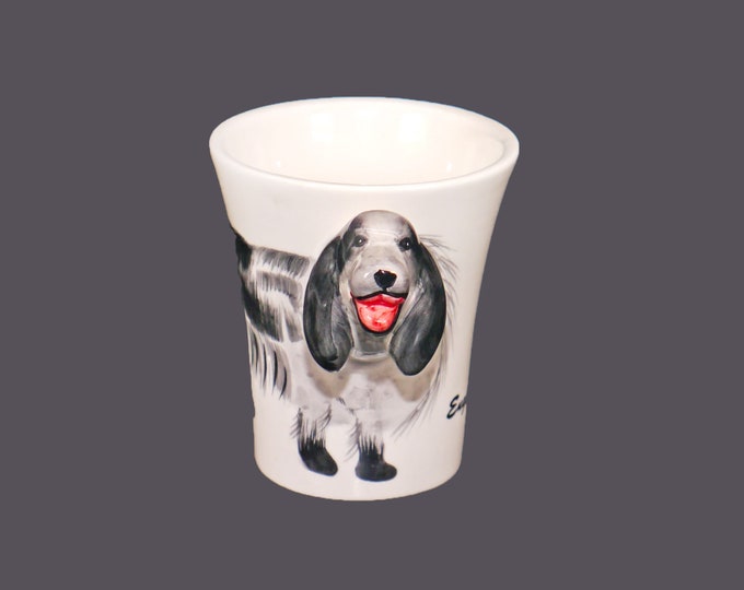 My Best Friend series hand-painted, ceramic 3D coffee or tea mug. English Cocker Spaniel.