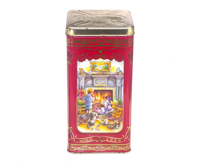 Christie's 1993 Premium Plus Crackers Christmas tin.