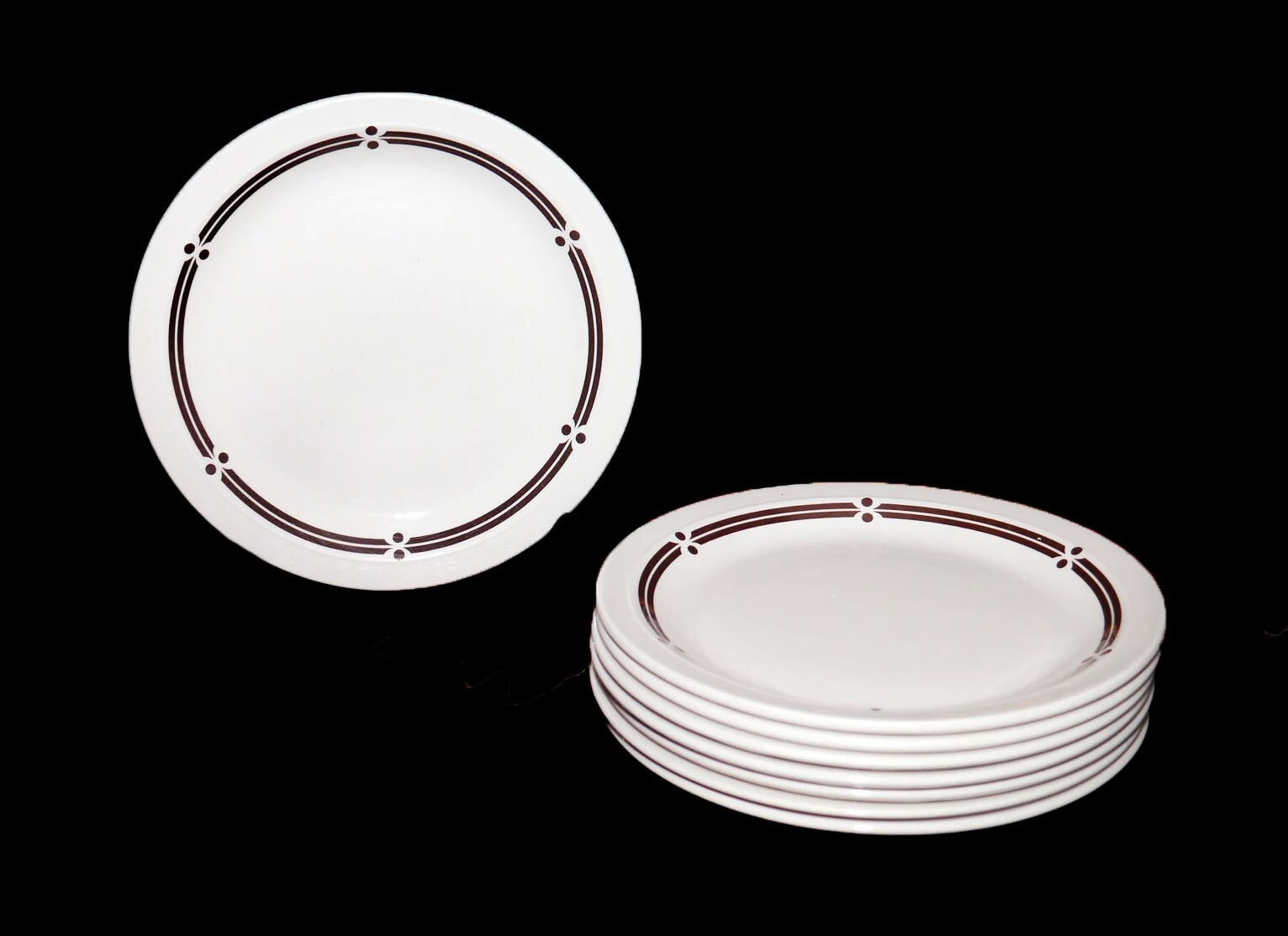 Four Royal Doulton Hotelware Steelite Salad Plates Made in Etsy Canada