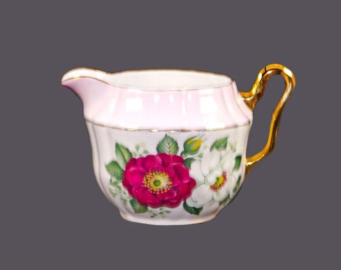 Windsor Bone China 1630 hand-decorated creamer jug made in England.