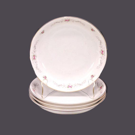 Vintage Fine China Porzellan Rose Dale | Rosedale Suppenschüsseln: 4 Schüsseln