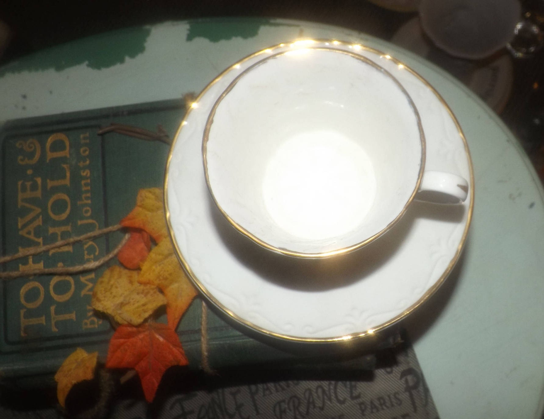 Vintage (1977) Queen Elizabeth II Silver Jubilee tea set (flat cup with