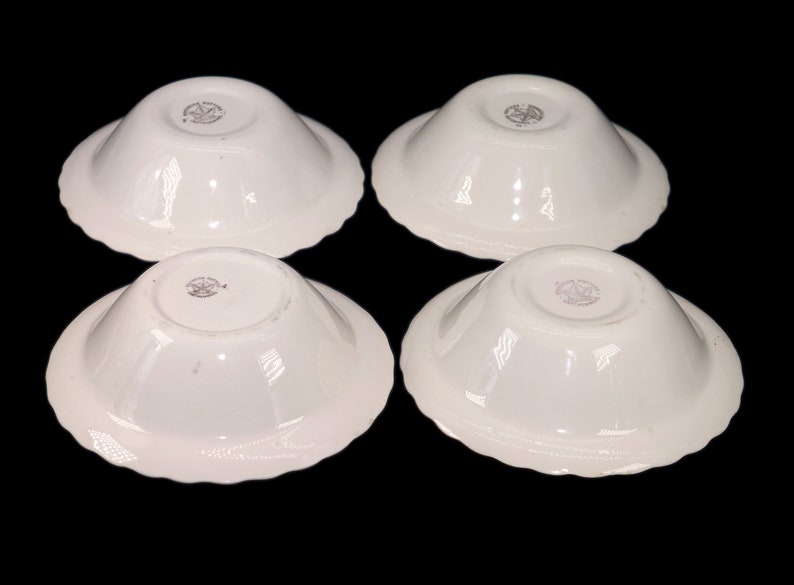 Four Sovereign Potters Primrose Rimmed Cereal Bowls. English Etsy Canada