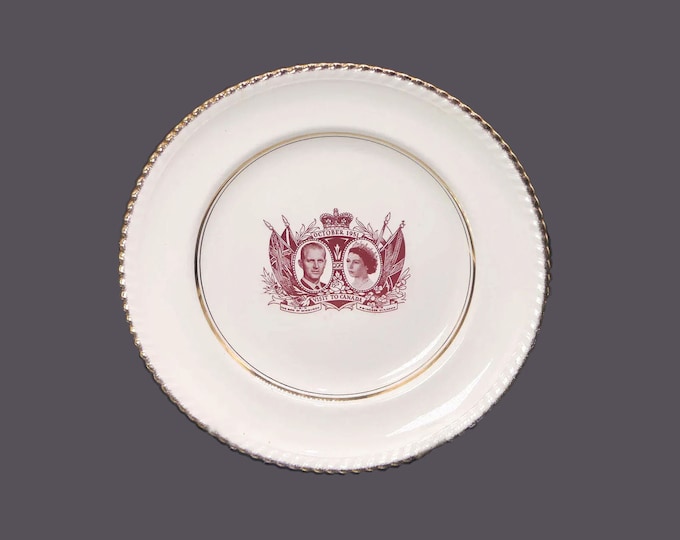 Cassidian Commemorative Plate HRH then Princess Elizabeth Duke of Edinburgh 1951 Visit to Canada.