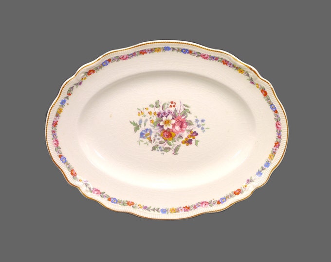 Johnson Brothers Marlow (older) oval sandwich platter. Old Staffordshire Ironstone made in England.