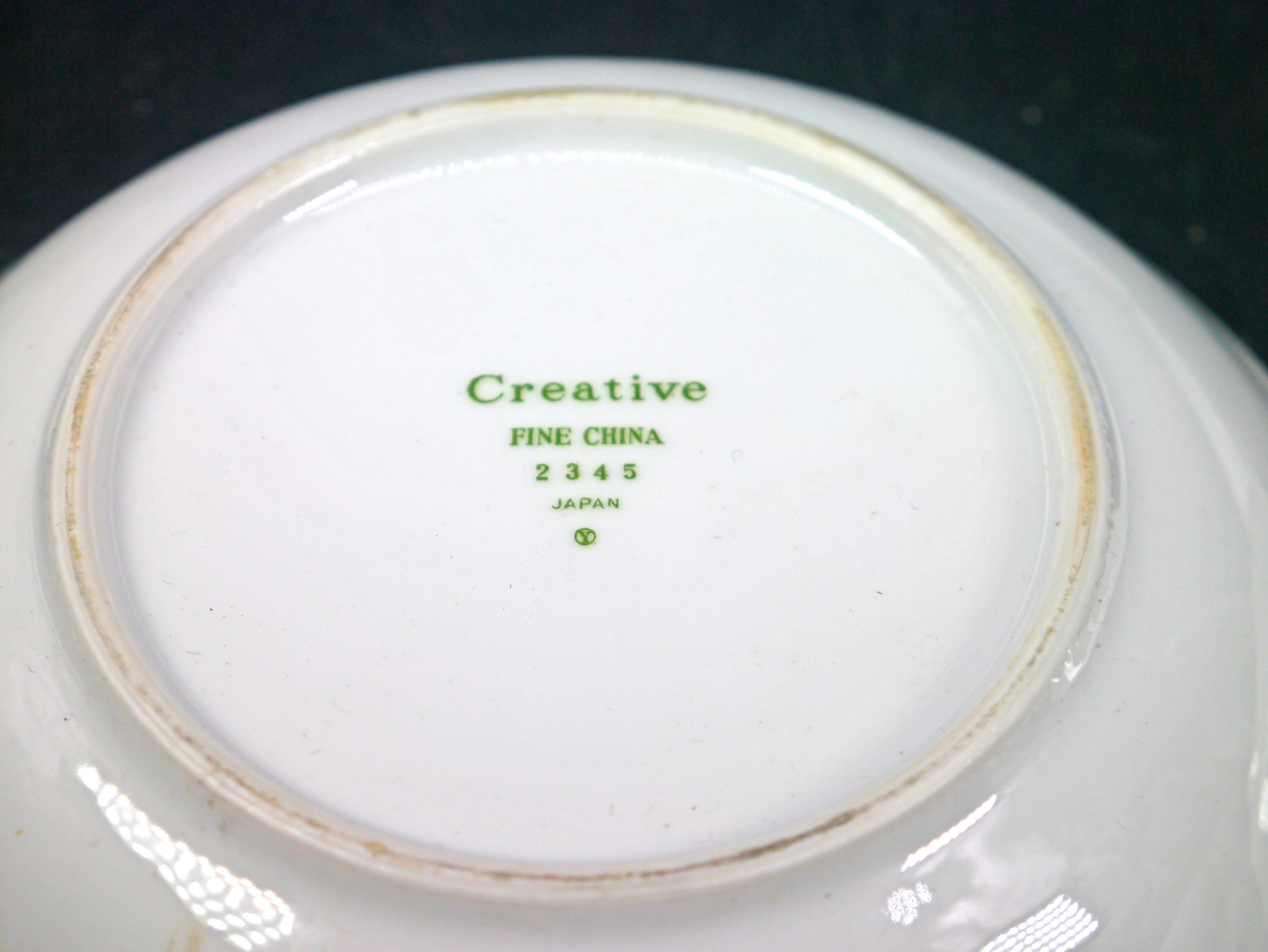 Set of Creative Fine China Regency Rose 2345 fruit nappies, dessert bowls made in Japan. Choose