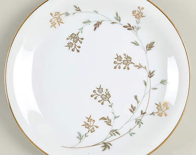 Noritake Florence 5528 bread, dessert plate made in Japan.