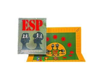 Vintage ESP Game of Perceptive Skill. Dynamic Design Industries 1972. Incomplete.