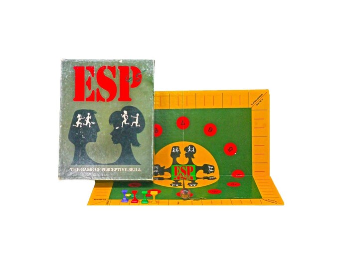 Vintage ESP Game of Perceptive Skill. Dynamic Design Industries 1972. Incomplete.