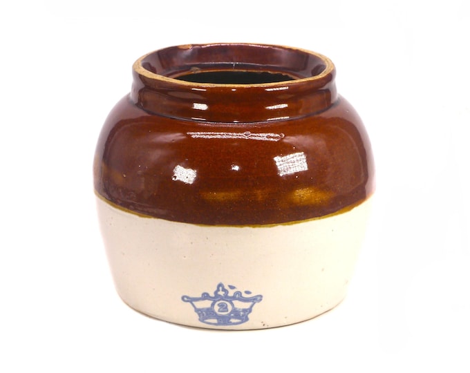 Pre-Prohibition Robinson Ransbottom Kings Crock #2: USA Pottery