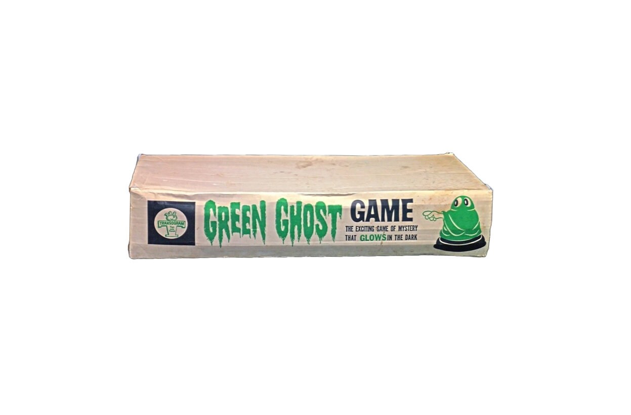 Green Ghost 3D board game made USA Transogram. with some