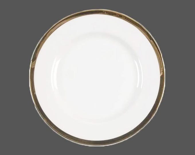 Pier 1 Gold Band large salad plate. Sold individually.