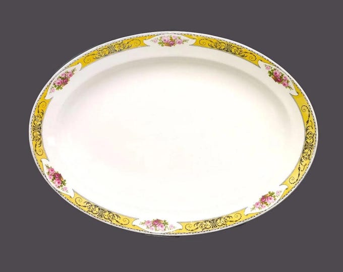 Antique Grindley Granville oval art-nouveau turkey platter made in England.