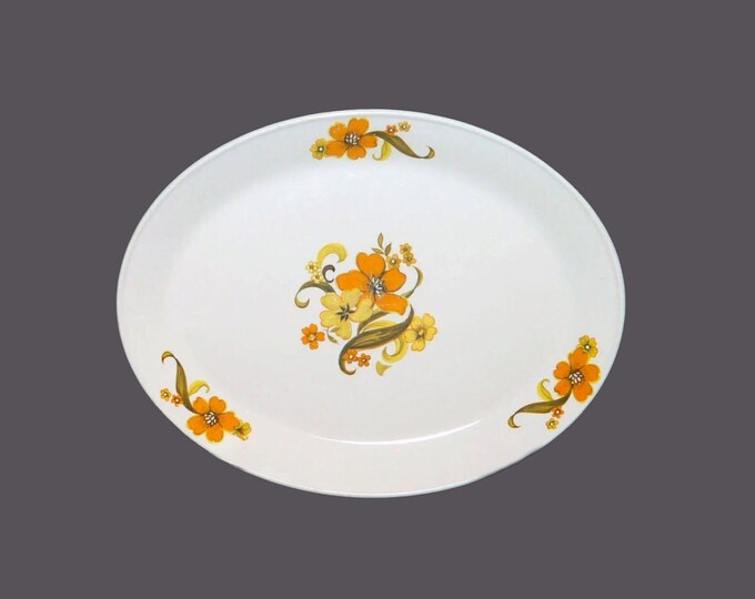 Johnson Brothers Romance flower-power oval platter made in England.