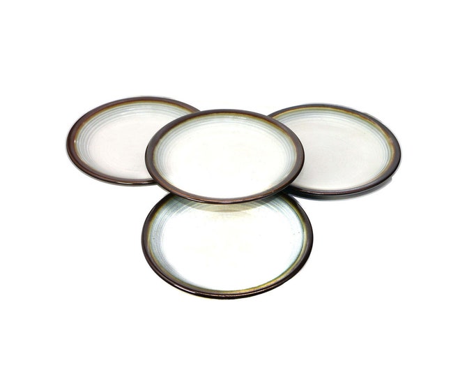 Franciscan Chestnut stoneware bread plates made in England. Choose quantity below.