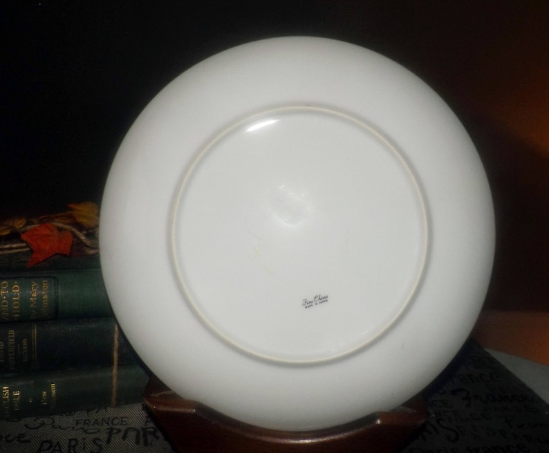 Vintage Yamaji Himark Japan Christmastime dinner plate. Etsy