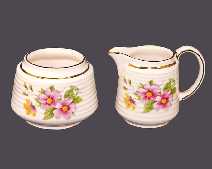 Sadler 3635 creamer and open sugar bowl set made in England.