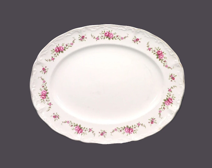 Ridgway Pottery Rose Marie oval platter made in England.