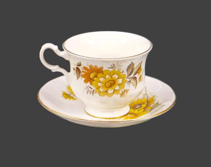 Queen Anne 8620 bone china tea set made in England. Flaw (see below).