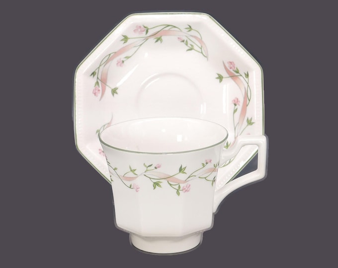Johnson Brothers Eternal Beau cup and saucer set made in England. Sets sold individually.