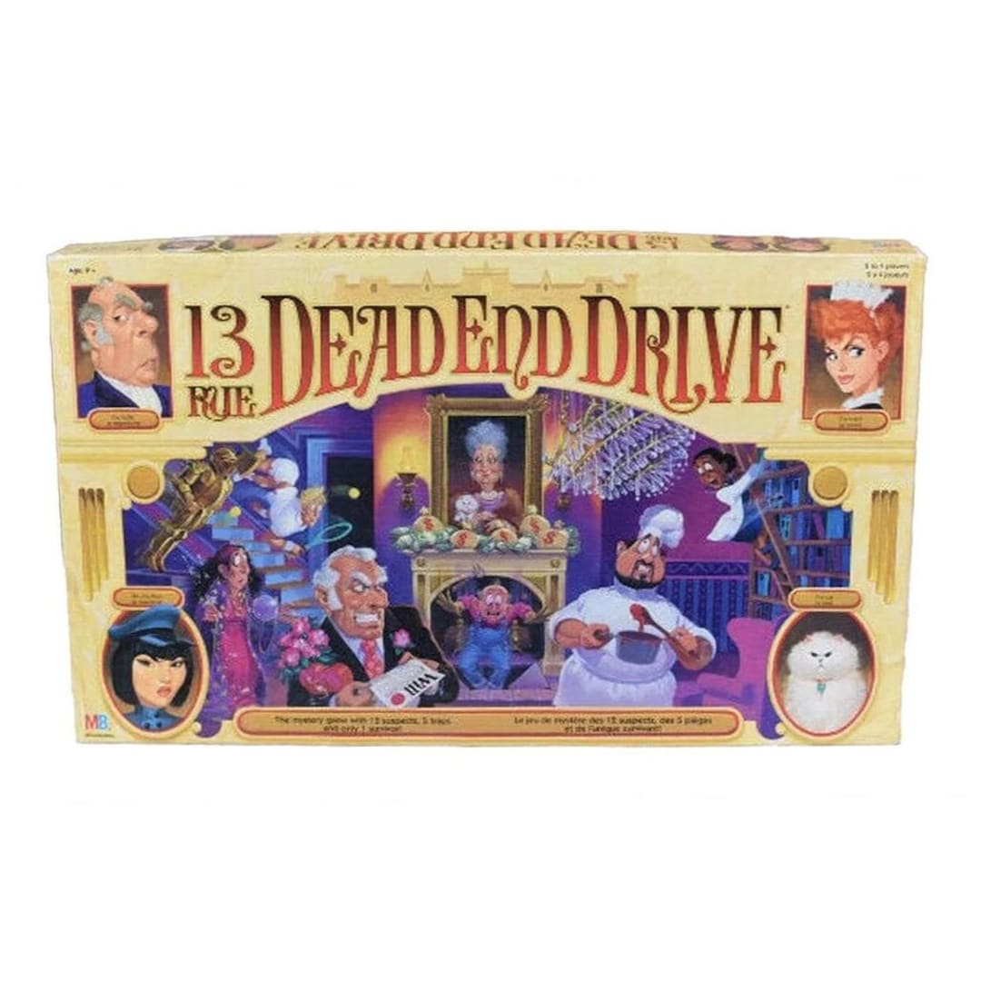Vintage 13 Dead End Drive 3D Board Game 1993 Milton Bradley