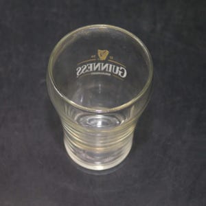 Vintage Guinness Draught Ale beer sampler beer tasting glass. Harp logo. image 4