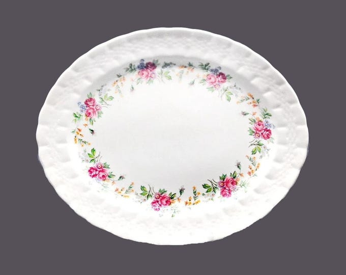 Simpsons Potters Finsbury oval platter. Solian Ware ironstone made in England.
