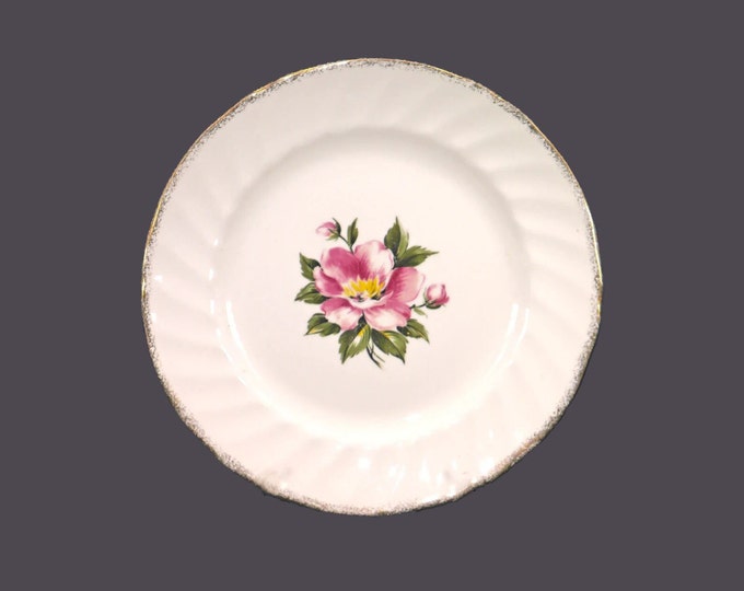 Hycroft Medalta Wild Rose dinner plate made in Canada.