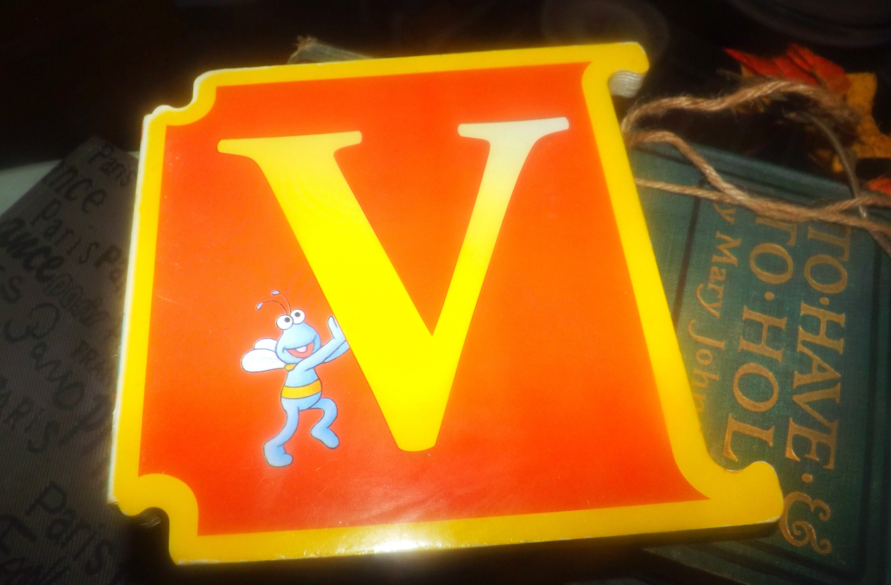 Vintage 1997 CTW Sesame Street Letter V: Ernie and the | Etsy