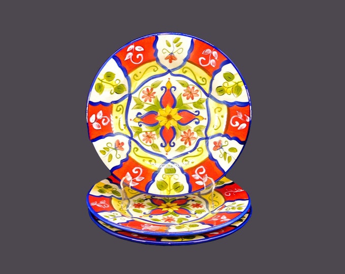 Three Pier 1 | Pier One Vallarta hand-painted salad plates.