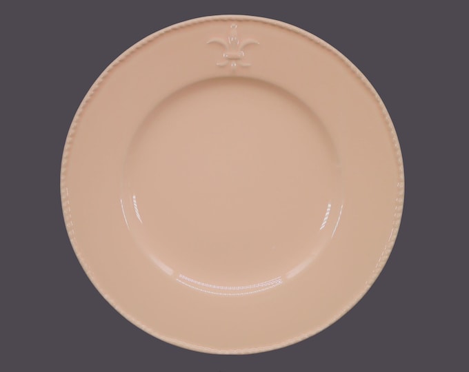 Bordallo Pinheiro Fleur de Lis Pink all pale pink chop plate | service plate | round platter made in Portugal.
