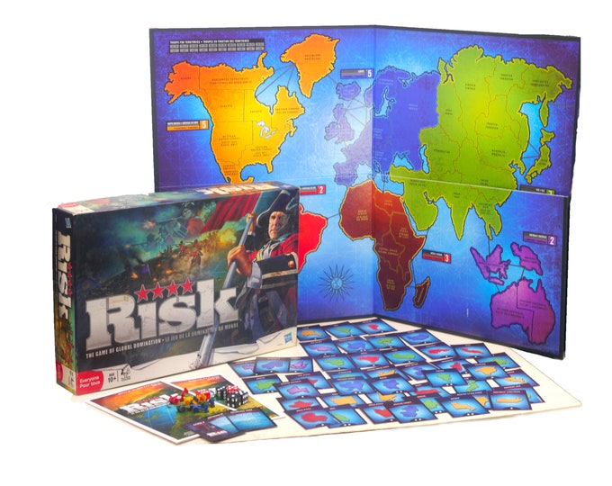 Risk board game made by Hasbro 2010. Complete.