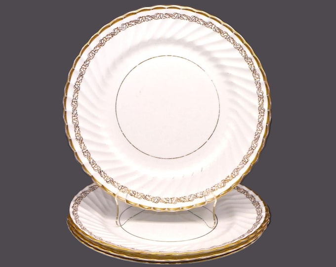 Four Foley 3146 | FOL29 large dinner plates. Bone china made in England.