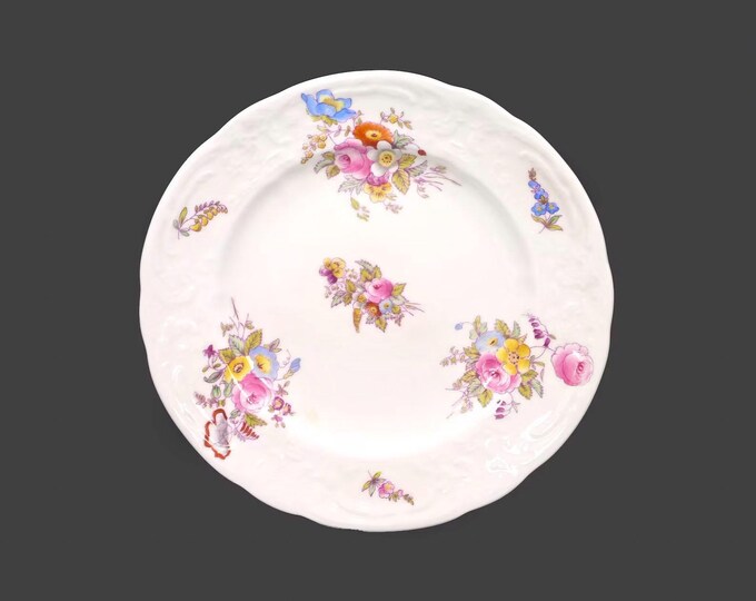 Antique art-nouveau era Coalport 8417 Sevres salad plate made in England. Sold individually.
