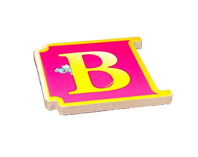 Sesame Street Letter B: Zoe and the Runaway Ball interlocking book. ABCs Muppets Elmo Reader's Digest Young Families.