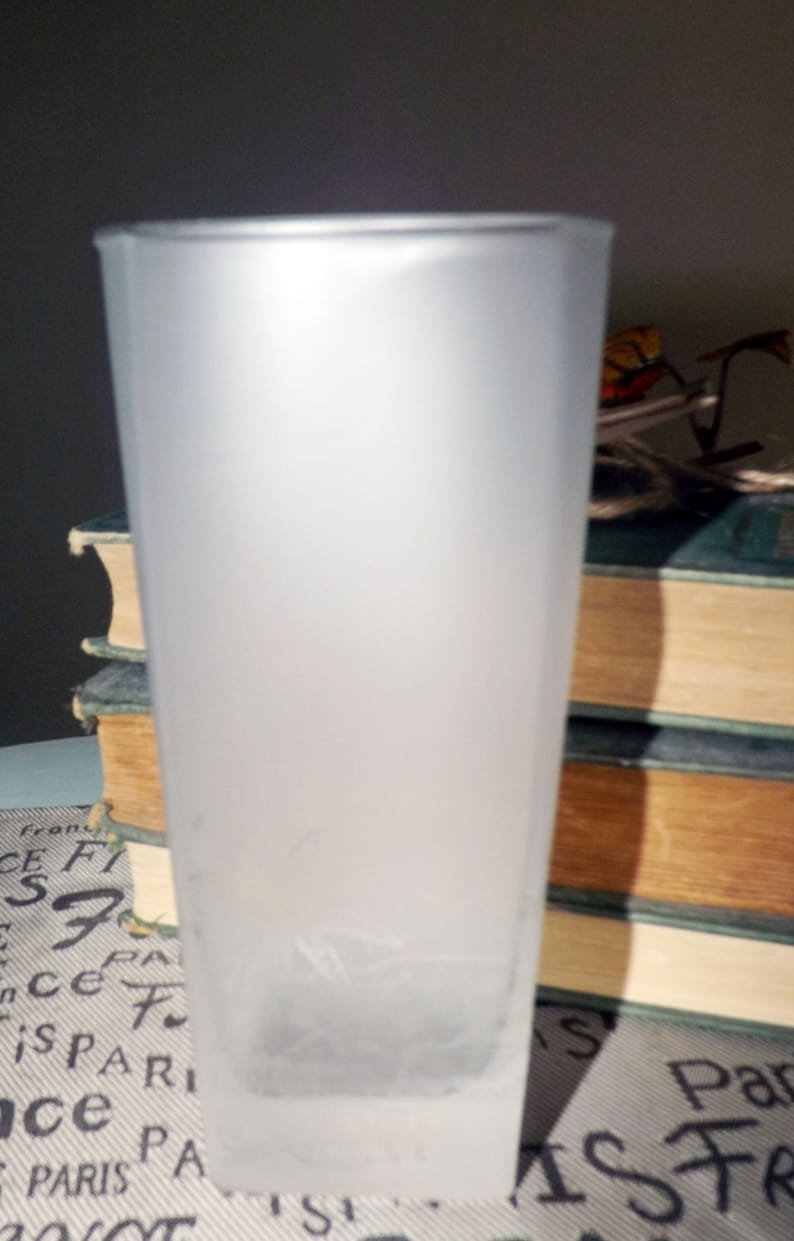 Appleton Estate Jamaica Rum frosted and etchedglass tumbler. Etsy