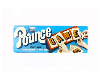 Pounce board game published in Canada by Parker Brothers. Incomplete (see details below).