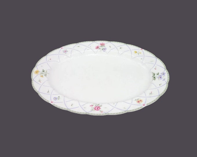 Mikasa Spring Prose A8010 oval bone china platter.