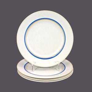 Vintage Villeroy & Boch Carrousel salad plates made in Luxembourg.