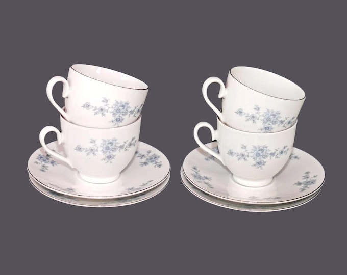 Four Winterling Schwarzenbach WIG48 cup and saucer sets made in Germany.