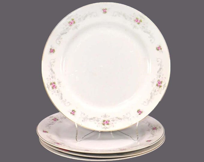 Four Fine China of Japan Rosedale | Rose Dale dinner plates.