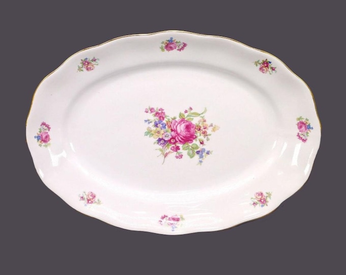 Favolina Karolina FAV2 Meissen Flower oval platter made in Poland.