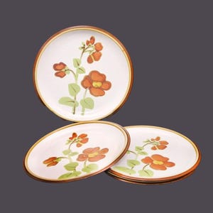 Piatti da portata vintage in gres Noritake Melanie 8570, realizzati in Giappone. Set da 4.