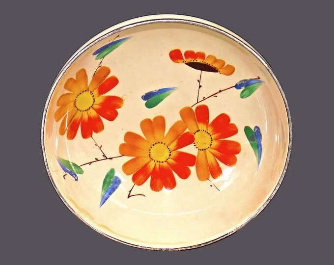 John Beswick Wild Rose tri-footed bowl made in England.
